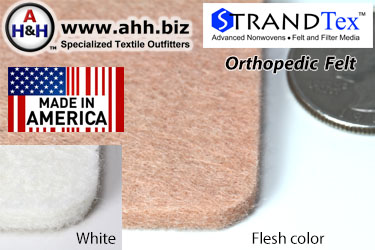 Orthopedic Felt 1/8 inch X 36 inch, by StrandTex&trade;