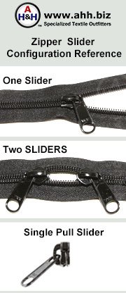 Build-a-Zipper&trade; YKK&reg; 10mm Plastic Coil - NO End Stops is available in these colors