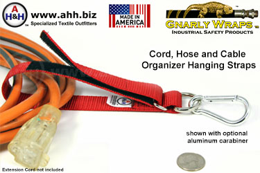 Gnarly Wraps&trade; Cord, Hose and Cable Organizer Hanging Straps